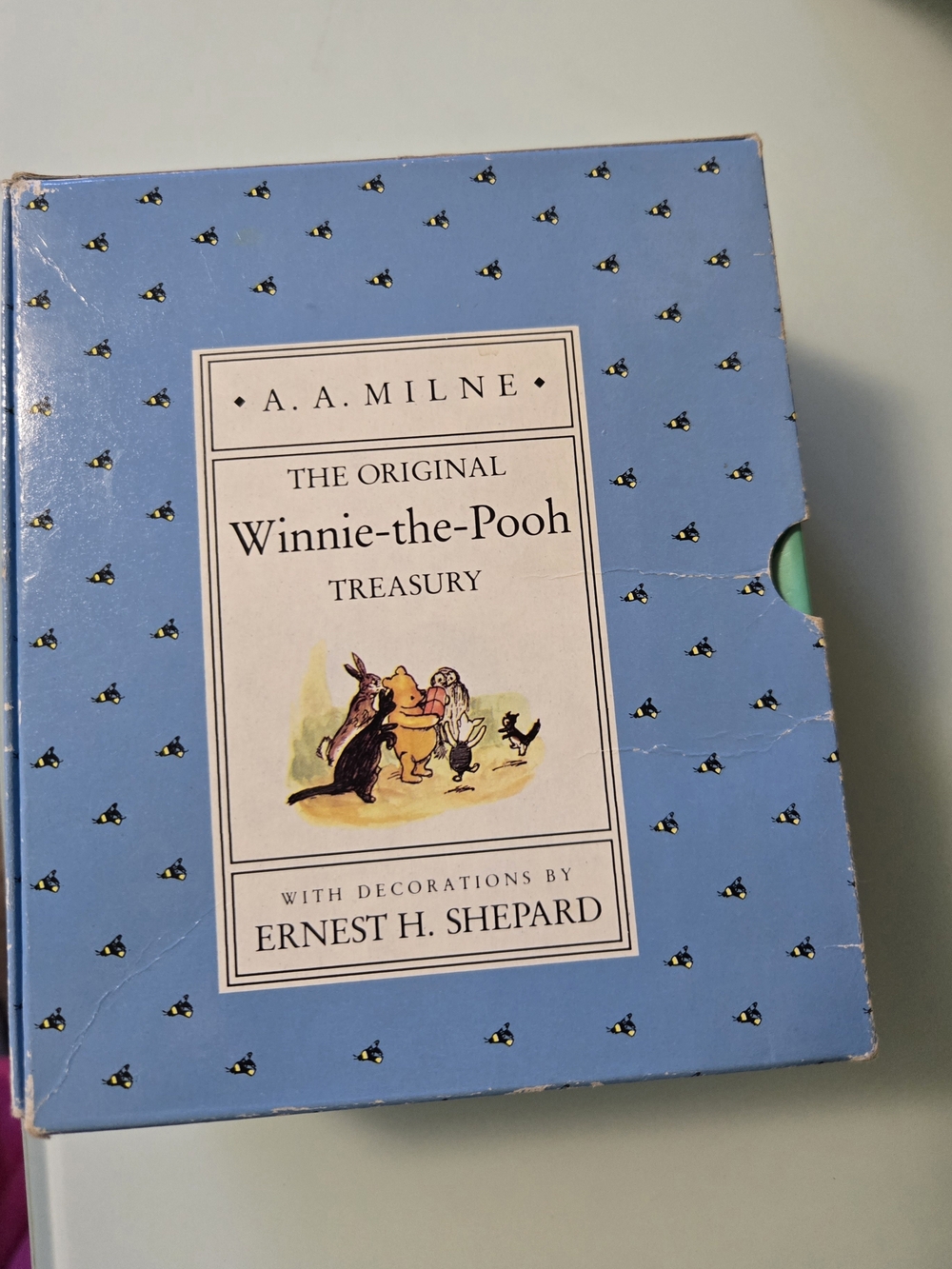 Winnie-the-Pooh Treasury Book - Blue Cover by A. A. Milne